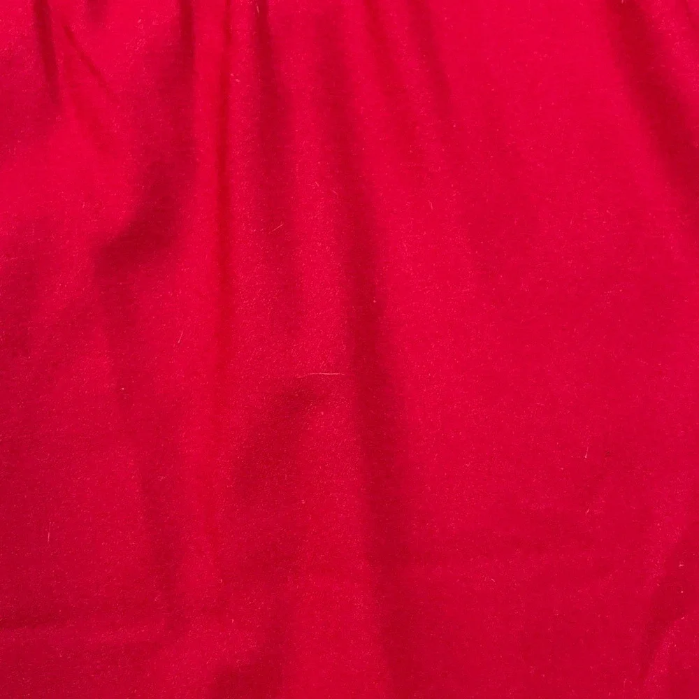 Vtg Pendleton Red 100% Virgin‎ Wool Skirt Womens Size 18 USA Midi A-Line *read*